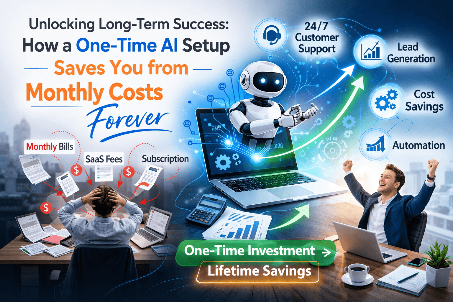 Unlocking Long-Term Success: How a One-Time AI Setup Saves You from Monthly Costs Forever