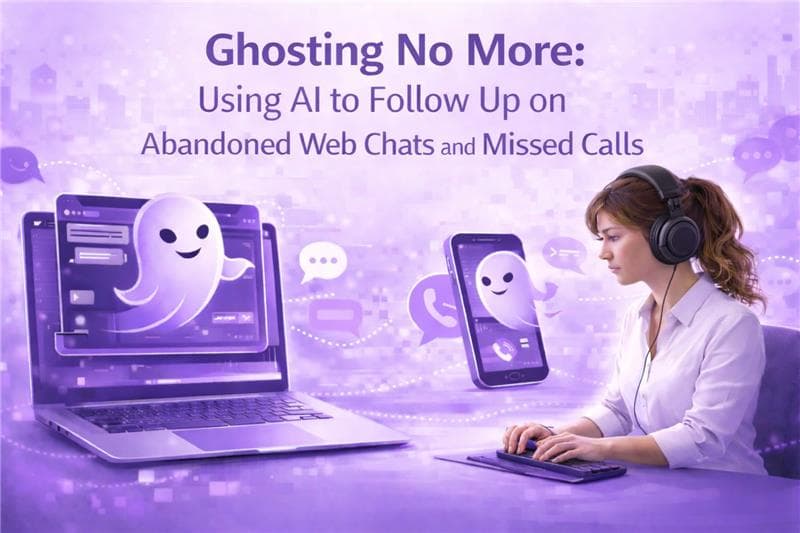 Ghosting No More: Using AI to Follow Up on Abandoned Web Chats and Missed Calls